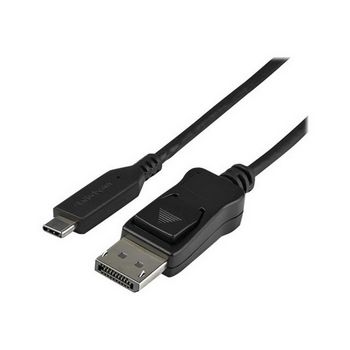 StarTech.com 3.3ft/1m USB C to DisplayPort 1.4 Cable Adapter - 8K/5K/4K USB Type C to DP 1.4 Monitor Video Converter Cable - HDR/HBR3/DSC - external video adapter - black
 - CDP2DP141MB
