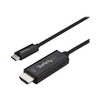 StarTech.com 3ft (1m) USB C to HDMI Cable - 4K 60Hz USB Type C DP Alt Mode to HDMI 2.0 Video Display Adapter Cable - Works w/Thunderbolt 3 - external video adapter - VL100 - black
 - CDP2HD1MBNL