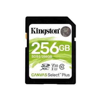 Kingston Flash Memory Card Canvas Select Plus - SDXC UHS-I - 256 GB
 - SDS2/256GB