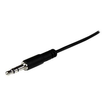 StarTech.com 2m Slim 3.5mm Stereo Extension Audio Cable - Male / Female - Headphone Audio Extension Cable Cord - 2x Mini Jack 3.5mm - 2 m (MU2MMFS) - audio extension cable - 2 m
 - MU2MMFS