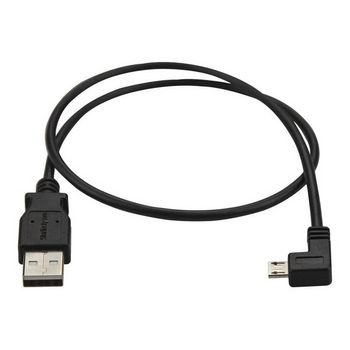 StarTech.com Left Angle Micro USB Cable - 1 ft / 0.5m - 90 degree - USB Cord - USB Charger Cable - USB to Micro USB Cable (USBAUB50CMLA) - USB cable - 50 cm
 - USBAUB50CMLA