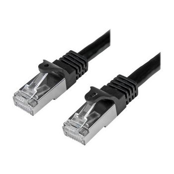 StarTech.com 3m Black Cat6 / Cat 6 Shielded (SFTP) Patch Cable 3 m - patch cable - 3 m - black
 - N6SPAT3MBK