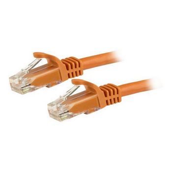 StarTech.com 3m CAT6 Ethernet Cable - Orange Snagless Gigabit CAT 6 Wire - 100W PoE RJ45 UTP 650MHz Category 6 Network Patch Cord UL/TIA (N6PATC3MOR) - patch cable - 3 m - orange
 - N6PATC3MOR