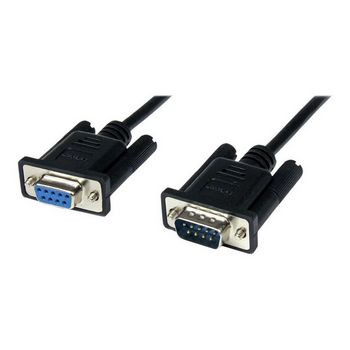 StarTech.com 1m Black DB9 RS232 Serial Null Modem Cable F/M - DB9 Male to Female - 9 pin Null Modem Cable - 1x DB9 (M), 1x DB9 (F), Black - null modem cable - 1 m
 - SCNM9FM1MBK