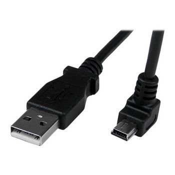 StarTech.com Down Angle Mini USB Cable - 2m - Black - USB A to Mini USB B - USB to Mini USB Cable - Mini USB Charger - USB A to Mini B (USBAMB2MD) - USB cable - 2 m
 - USBAMB2MD