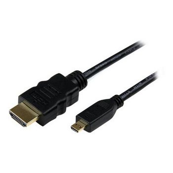 StarTech.com 2m High Speed HDMI Cable with Ethernet HDMI to HDMI Micro - HDMI with Ethernet cable - 2 m
 - HDADMM2M