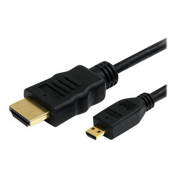 StarTech.com 1m High Speed HDMI Cable with Ethernet HDMI to HDMI Micro - HDMI with Ethernet cable - 1 m
 - HDADMM1M