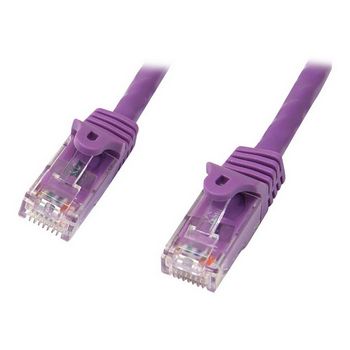 StarTech.com 2m CAT6 Ethernet Cable - Purple Snagless Gigabit CAT 6 Wire - 100W PoE RJ45 UTP 650MHz Category 6 Network Patch Cord UL/TIA (N6PATC2MPL) - patch cable - 2 m - purple
 - N6PATC2MPL