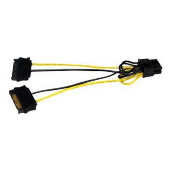 StarTech.com 6in SATA Power to 8 Pin PCI Express Video Card Power Cable Adapter - SATA to 8 pin PCIe power - power cable - 15 cm
 - SATPCIEX8ADP