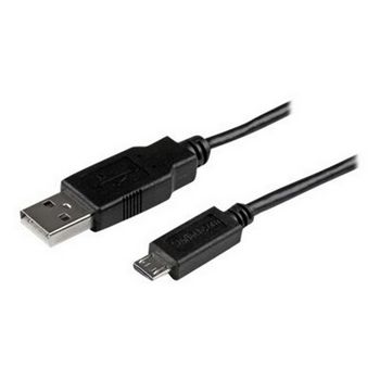 StarTech.com 1m Mobile Charge Sync USB to Slim Micro USB Cable M/M - USB cable - 1 m
 - USBAUB1MBK