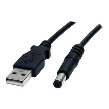 StarTech.com 3 ft USB to Type M Barrel 5V DC Power Cable - Power cable - USB (power only) (M) to DC jack 5.5 mm (M) - 3 ft - molded - black - USB2TYPEM - power cable - 91 cm
 - USB2TYPEM