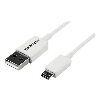 StarTech.com 3.3 ft. (1 m) USB to Micro USB Cable - USB 2.0 A to Micro B - White - Micro USB Cable (USBPAUB1MW) - USB cable - 1 m
 - USBPAUB1MW