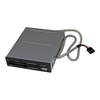 StarTech.com 3.5in Front Bay 22-in-1 USB 2.0 Internal Multi Media Memory Card Reader with Simultaneous Access - CF/SD/MMC/MS/xD - Black (35FCREADBK3) - card reader - USB 2.0
 - 35FCREADBK3
