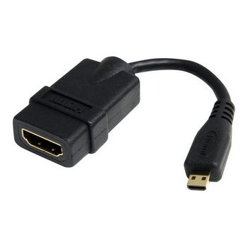 StarTech.com 5in High Speed HDMI Adapter Cable - HDMI to HDMI Micro - F/M - 5 inch Micro HDMI Adapter - HDMI Female to Micro HDMI Male (HDADFM5IN) - HDMI adapter - 1.2 cm
 - HDADFM5IN