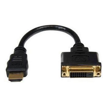 StarTech.com HDMI Male to DVI Female Adapter - 8in - 1080p DVI-D Gender Changer Cable (HDDVIMF8IN) - video adapter - HDMI / DVI - 20.32 cm
 - HDDVIMF8IN
