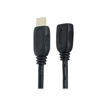 StarTech.com 2m (6ft) HDMI Extension Cable, Ultra HD HDMI Male to Female Cable, 4K HDMI Cable Extender, 4K 30Hz UHD HDMI Cable with Ethernet M/F, High Speed HDMI 1.4 Cable, 10.2Gbp - HDEXT2M