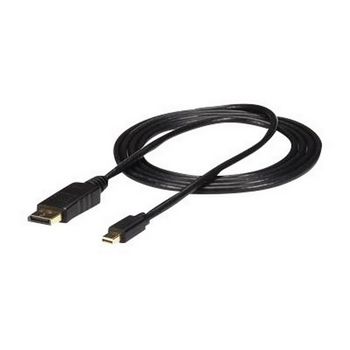 StarTech.com 10ft Mini DisplayPort to DisplayPort Cable - M/M - mDP to DP 1.2 Adapter Cable - Thunderbolt to DP w/ HBR2 Support (MDP2DPMM10) - DisplayPort cable - 3 m
 - MDP2DPMM10