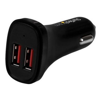StarTech.com 2 port car charger power adapter - USB - 24W
 - USB2PCARBKS