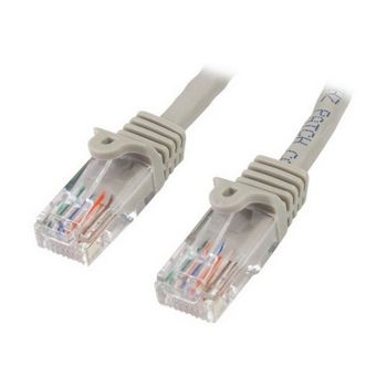 StarTech.com 15m Gray Cat5e / Cat 5 Snagless Patch Cable - patch cable - 15 m - gray
 - 45PAT15MGR