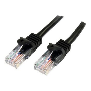 StarTech.com 3m Black Cat5e / Cat 5 Snagless Patch Cable - patch cable - 3 m - black
 - 45PAT3MBK