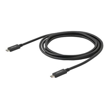 StarTech.com USB 3.1 Type C Cable - 6 ft / 2m - with Power Delivery (USB PD) - Power Pass Through Charging - USB Charger (USB315CC2M) - USB-C cable - 2 m
 - USB315CC2M