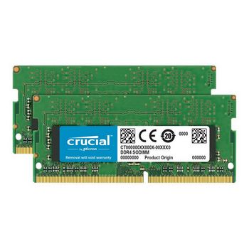 Crucial RAM - 16 GB (2 x 8 GB Kit) - DDR4 2666 UDIMM CL19
 - CT2K8G4S266M