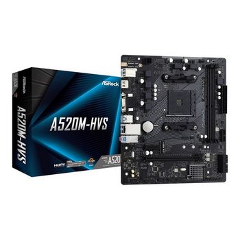 ASRock A520M-HVS - motherboard - micro ATX - Socket AM4 - AMD A520
 - 90-MXBE60-A0UAYZ