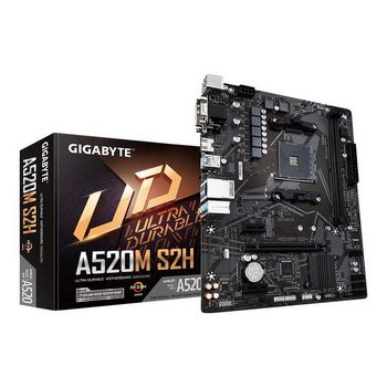 Gigabyte A520M S2H - 1.0 - motherboard - micro ATX - Socket AM4 - AMD A520
 - A520M S2H