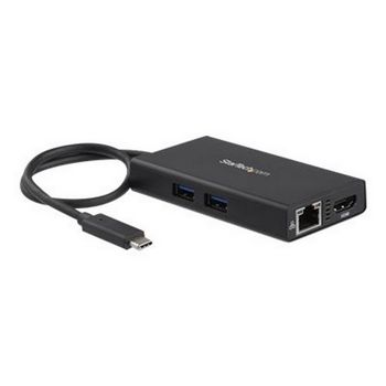 StarTech.com USB-C multiport adapter - USB-C/HDMI/USB 3.0/RJ45 - 9.6 cm
 - DKT30CHPD