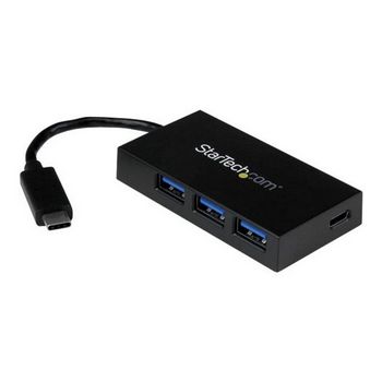 StarTech.com 4-Port USB 3.0 Hub - Powered USB 3.1 Gen 1 Hub - USB-C to 1x USB-C and 3x USB-A Adapter - USB-C Port Expander (HB30C3A1CFB) - hub - 4 ports
 - HB30C3A1CFB
