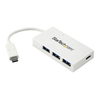 StarTech.com 4 Port USB C Hub with 1x USB-C &amp; 3x USB-A Ports (SuperSpeed 5Gbps), USB Bus Powered, Compact Portable/Laptop USB 3.0 Adapter Hub, USB 3.1 Gen 1/USB 3.2 Gen 1 Type- - HB30C3A1CFBW