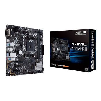 ASUS PRIME B450M-K II - motherboard - micro ATX - Socket AM4 - AMD B450
 - 90MB1600-M0EAY0