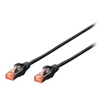 DIGITUS Professional patch cable - 3 m - black
 - DK-1644-030-BL-10