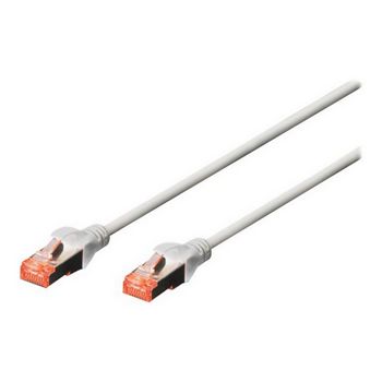 DIGITUS Professional patch cable - 25 cm - gray
 - DK-1644-0025-10