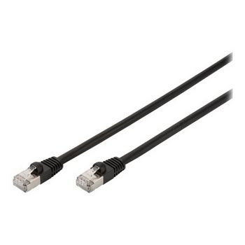 DIGITUS Professional patch cable - 10 m - black
 - DK-1644-100/BL-OD