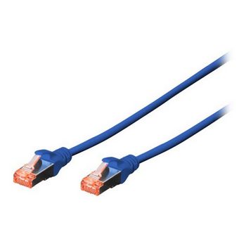 DIGITUS Professional patch cable - 25 cm - blue
 - DK-1644-0025-B-10