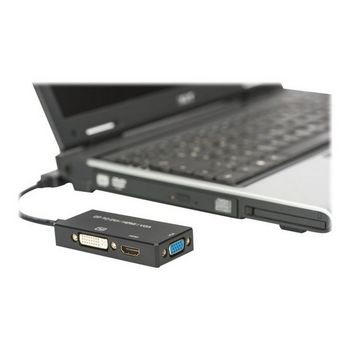 ASSMANN video adapter - DisplayPort / HDMI / DVI / VGA - 20 cm
 - AK-340418-002-S