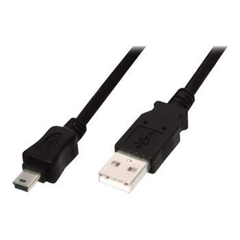 DIGITUS USB 2.0 connection cable - USB Type-A/Mini USB Type-B - 1 m
 - AK-300108-010-S