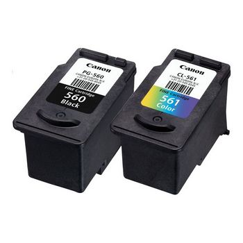 Canon ink cartridge PG-560 / CL-561 - 2-pack - Black, Color (Cyan, Magenta, Yellow)
 - 3713C006
