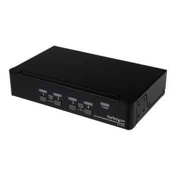 StarTech.com 4 Port DisplayPort KVM Switch w/ Audio - USB, Keyboard, Video, Mouse, Computer Switch Box for 2560x1600 DP Monitor (SV431DPUA) - KVM / audio / USB switch - 4 ports
 - SV431DPUA