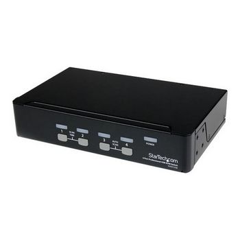 StarTech.com 4 Port Professional VGA USB KVM Switch with Hub - 1U Rack-mountable KVM Switch (SV431USB) - KVM switch - 4 ports
 - SV431USB