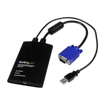 StarTech.com USB Crash Cart Adapter - File Transfer &amp; Video - Portable Server Room Laptop to KVM Console Crash Cart (NOTECONS02) - KVM switch - 1 ports
 - NOTECONS02