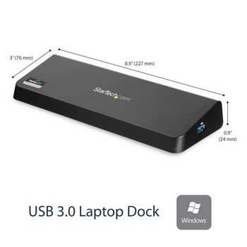 StarTech dockingstation Dual Monitor USB 3.0 - HDMI - 4K Display Port
 - USB3DOCKHDPC