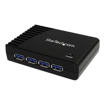 StarTech.com 4-Port USB 3.0 SuperSpeed Hub with Power Adapter - Portable Multiport USB-A Dock IT Pro - USB Port Expansion Hub for PC/Mac (ST4300USB3) - hub - 4 ports
 - ST4300USB3EU