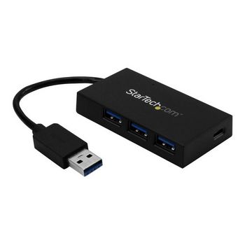 StarTech.com 4 Port USB 3.0 Hub - USB-A to USB-C &amp; 3x USB-A SuperSpeed 5Gbps - Self or USB Bus Powered - USB 3.1 Gen 1 BC 1.2 Charging Hub - hub - 4 ports
 - HB30A3A1CSFS