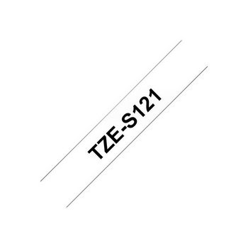 Brother TZe-S121 - laminated tape - 1 roll(s) - Roll (0.9 cm x 8 m)
 - TZES121
