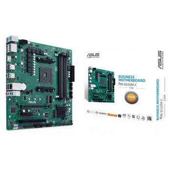 ASUS Pro B550M-C/CSM - motherboard - micro ATX - Socket AM4 - AMD B550
 - 90MB15Q0-M0EAYC