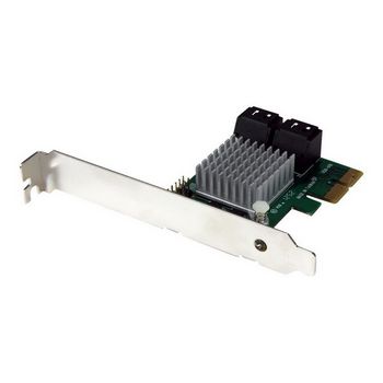 StarTech.com 4 Port PCI Express 2.0 SATA III 6Gbps RAID Controller Card with HyperDuo SSD Tiering - PCIe SATA 3 Controller Adapter (PEXSAT34RH) - storage controller (RAID) - SATA 6 - PEXSAT34RH
