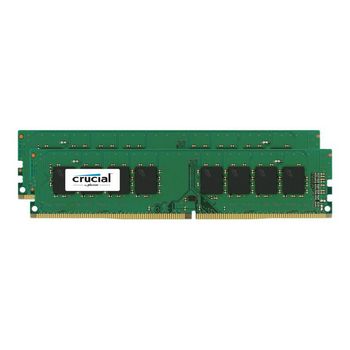 Crucial - DDR4 - kit - 32 GB: 2 x 16 GB - DIMM 288-pin - unbuffered
 - CT2K16G4DFD824A
