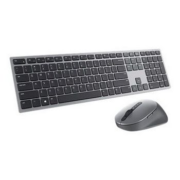 Dell Premier Multi-Device KM7321W - keyboard and mouse set - AZERTY - French - titan gray
 - KM7321WGY-FR